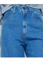 Jean Culotte Tono Medio  Para Mujer Azul Ostu de Ostu