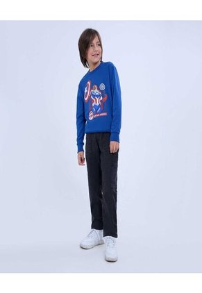 Buzo Estampado Capitan America De Infantil Niño #80060153