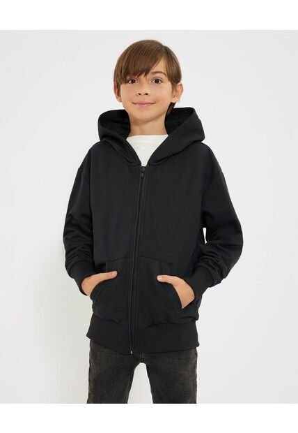 Buzo Infantil Niño Hoodie Color Negro Marca Ostu #80060164