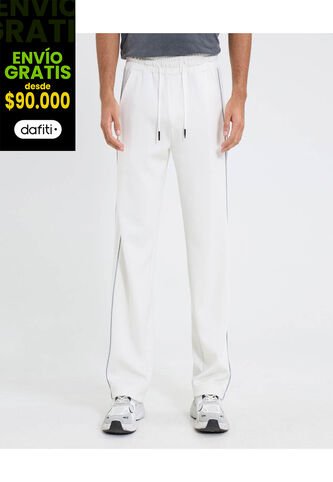 Pantalón Para Hombre Jogger Color Crema Marca Ostu #60070486 Ostu