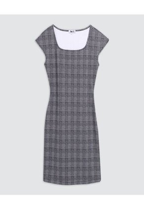 Vestido Para Mujer Manga Corta Color Negro Marca Ostu #40170201