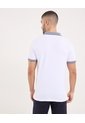 Polo Para Hombre Cuello Tejido Sin Bolsillo Color Blanco Marca Ostu #60110751 de Ostu