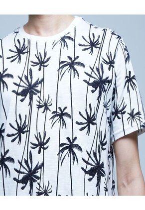 Camiseta Para Hombre Manga Corta Color Blanco Marca Ostu #60091165