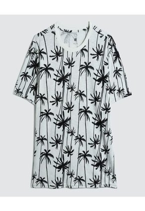 Camiseta Para Hombre Manga Corta Color Blanco Marca Ostu #60091165