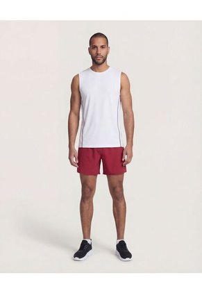 Bermuda  Para Hombre Deportiva Corto Color Rojo Marca Ostu #60100495