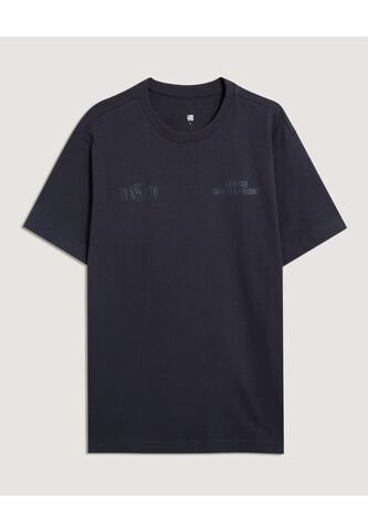 Camiseta Para Hombre Manga Corta Cuello Redondo Color Azul Marca Ostu #60091842 Ostu