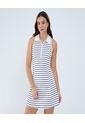 Vestido Para Mujer M/Sisa Corto Color Crema Marca Ostu #40170305 de Ostu