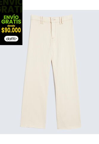 Jean Infantil Niña Culotte Color Crudo Marca Ostu #90160091 Ostu