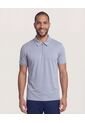 Polo  Para Hombre Cuello Maquina Sin Bolsillo Color Gris Marca Ostu #60110889 de Ostu