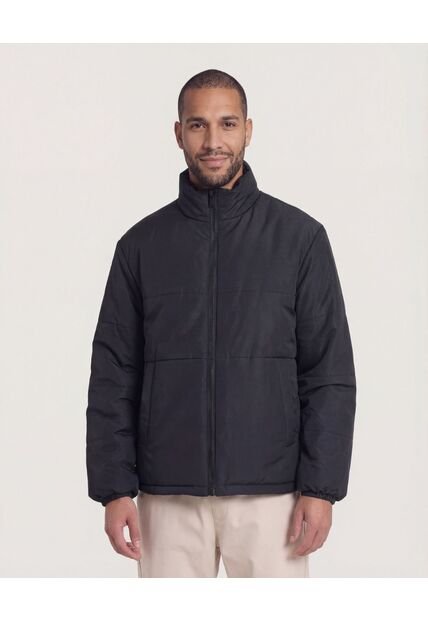 Chaqueta  Para Hombre Acolchada Color Negro Marca Ostu #60080185