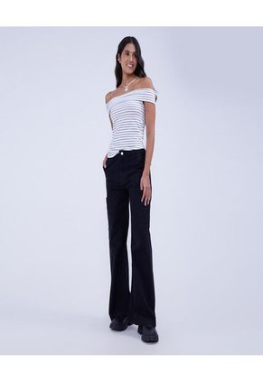 Camiseta Para Mujer Manga Sisa Color Crudo Marca Ostu #40092211