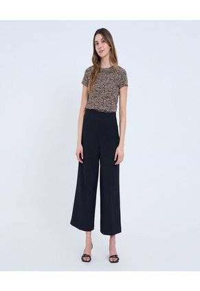 Camiseta Para Mujer Manga Corta Cuello Redondo Color Café Marca Ostu #40092429