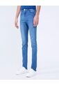 Jean Para Hombre Slim Color Azul Medio Marca Ostu #60160407 de Ostu