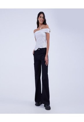 Camiseta Para Mujer Manga Sisa Color Crudo Marca Ostu #40092211