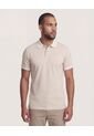Polo  Para Hombre Cuello Tejido Sin Bolsillo Color Avena Marca Ostu #60110875 de Ostu