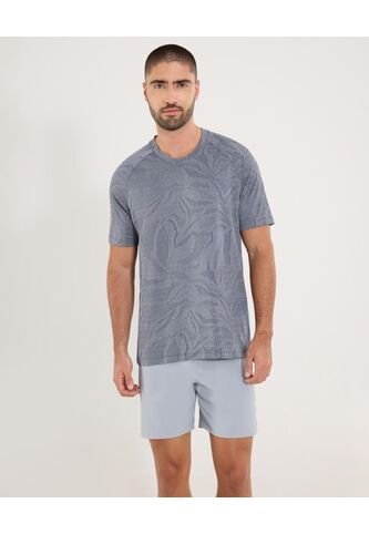 Camiseta  Para Hombre Manga Corta Cuello Redondo Color Gris Marca Ostu #60091725 Ostu