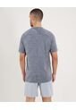 Camiseta  Para Hombre Manga Corta Cuello Redondo Color Gris Marca Ostu #60091725 de Ostu