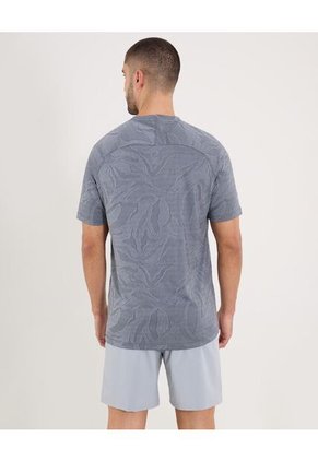 Camiseta  Para Hombre Manga Corta Cuello Redondo Color Gris Marca Ostu #60091725