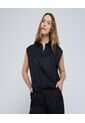 Camisa Para Mujer Manga Sisa Color Negro Marca Ostu #40010232 de Ostu