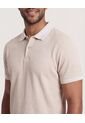 Polo  Para Hombre Cuello Tejido Sin Bolsillo Color Avena Marca Ostu #60110875 de Ostu
