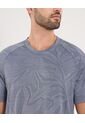 Camiseta  Para Hombre Manga Corta Cuello Redondo Color Gris Marca Ostu #60091725 de Ostu