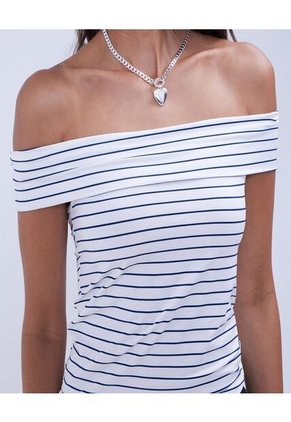 Camiseta Para Mujer Manga Sisa Color Crudo Marca Ostu #40092211