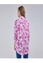 Camisa Para Mujer Manga Larga Color Rosado  Marca Ostu #40010216 de Ostu