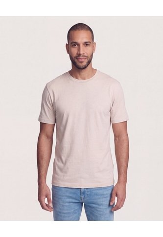 Camiseta Tricot Lisa Básica  Para Hombre Café Ostu Ostu