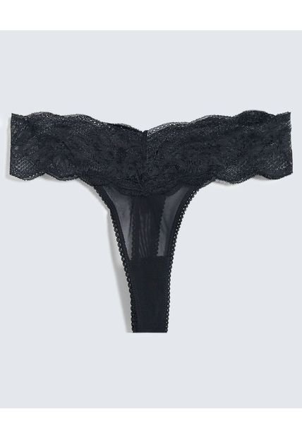Panty Para Mujer Brasilera Color Negro Marca Ostu #40800090