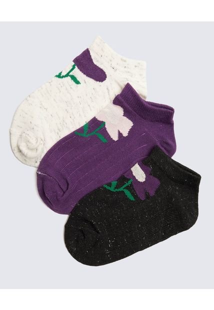 Medias Infantil Niña Invisible Color Negro Marca Ostu #90980138