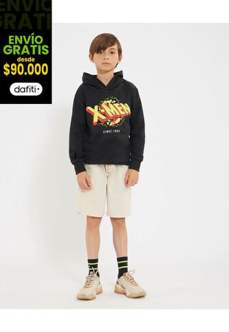 Bermuda Infantil Niño Jogger Corto Color Beige Marca Ostu #80100053 Ostu