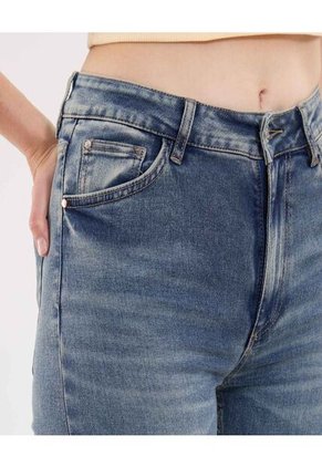 Jean Para Mujer Crop Flare Color Azul Marca Ostu #40160572