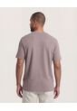 Camiseta  Para Hombre Manga Corta Cuello Redondo Color Café Marca Ostu #60098217 de Ostu