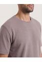 Camiseta  Para Hombre Manga Corta Cuello Redondo Color Café Marca Ostu #60098217 de Ostu