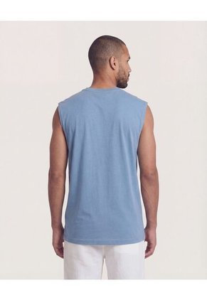 Camiseta  Para Hombre Manga Sisa Cuello Redondo Color Azul Marca Ostu #60098234
