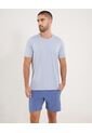 Camiseta  Para Hombre Manga Corta Cuello Redondo Color Gris Marca Ostu #60091716 de Ostu