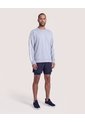 Bermuda Running Reflectiva  Para Hombre Azul Ostu de Ostu