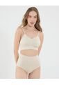 Top Para Mujer Seamless Sin Copas Color Beige Marca Ostu #40220401 de Ostu