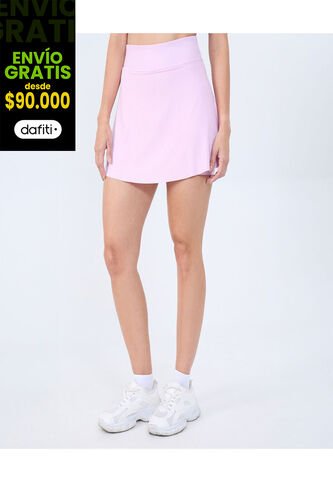 Falda Para Mujer Corto Color Rosa Marca Ostu #40140149 Ostu