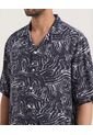 Camisa  Para Hombre Manga Corta Sin Bolsillo Cuello C Color Negro Marca Ostu #60018215 de Ostu