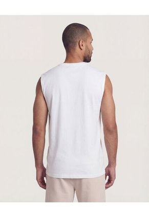 Camiseta  Para Hombre Manga Sisa Cuello Redondo Color Marfil Marca Ostu #60098222