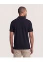 Polo  Para Hombre Cuello Tejido Sin Bolsillo Color Negro Marca Ostu #60110913 de Ostu