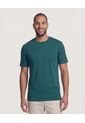 Camiseta  Para Hombre Manga Corta Cuello Redondo Color Verde Marca Ostu #60091684 de Ostu