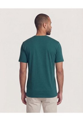 Camiseta  Para Hombre Manga Corta Cuello Redondo Color Verde Marca Ostu #60091684