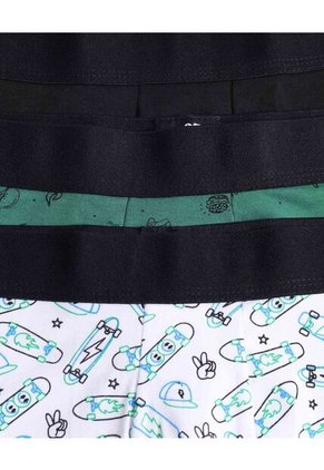 Boxer X3 Infantil Niño Filete Medio Color Negro Marca Ostu #80000106