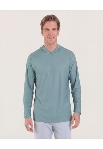 Camiseta  Para Hombre Manga Larga Cuello Redondo Color Verde Marca Ostu #60091940 Ostu