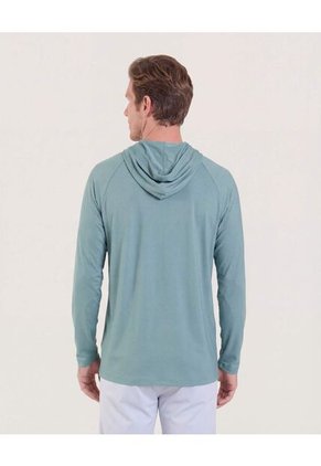 Camiseta  Para Hombre Manga Larga Cuello Redondo Color Verde Marca Ostu #60091940