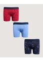 Boxer X3 Infantil Niño Filete Medio Color Negro Marca Ostu #80000105 de Ostu