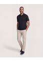 Polo  Para Hombre Cuello Tejido Sin Bolsillo Color Negro Marca Ostu #60110905 de Ostu