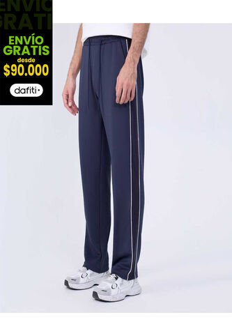Pantalon Para Hombre Jogger Color Azul Oscuro Marca Ostu #60070463 Ostu